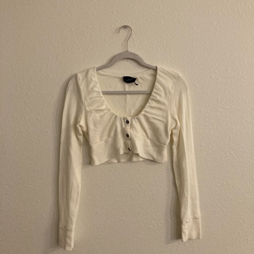 Urban Outfitters Briar Cropped Cardigan - Picture 2 of 7